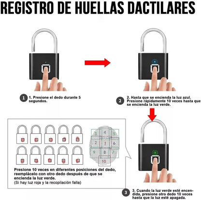 TouchLock™ | Candado de Huella