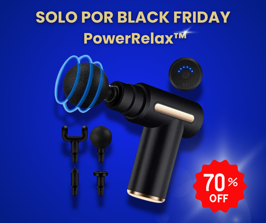 PowerRelax™ | Pistola Masajeador 4 en 1