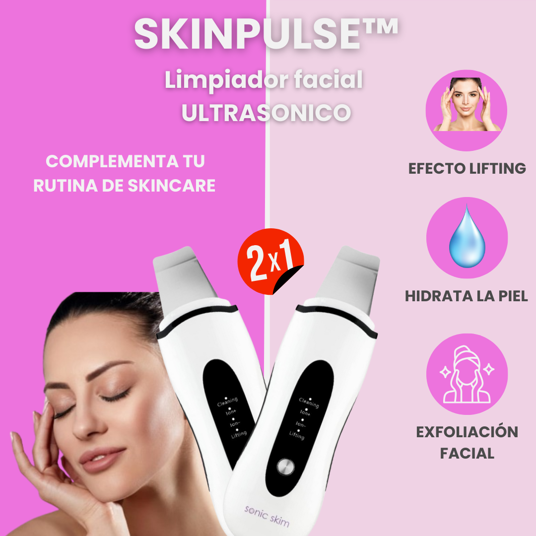 SkinPulse™ | Limpiador Facial Ultrasonico